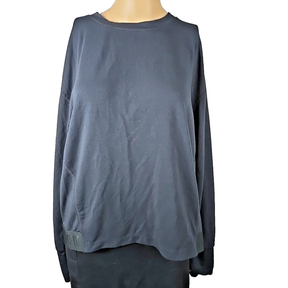 Nike Women's Black Dri Fit Long Sleeve Sweatshirt Size Medium